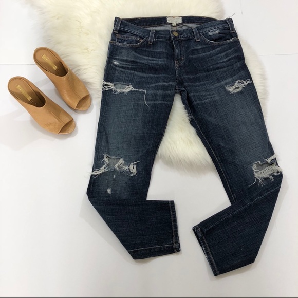 Current/Elliott Denim - Current/Elliott Destroyed Jeans